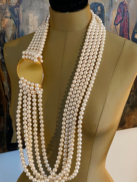 Exceptional Show Stopping Massive Multi Strand Pe… - image 5