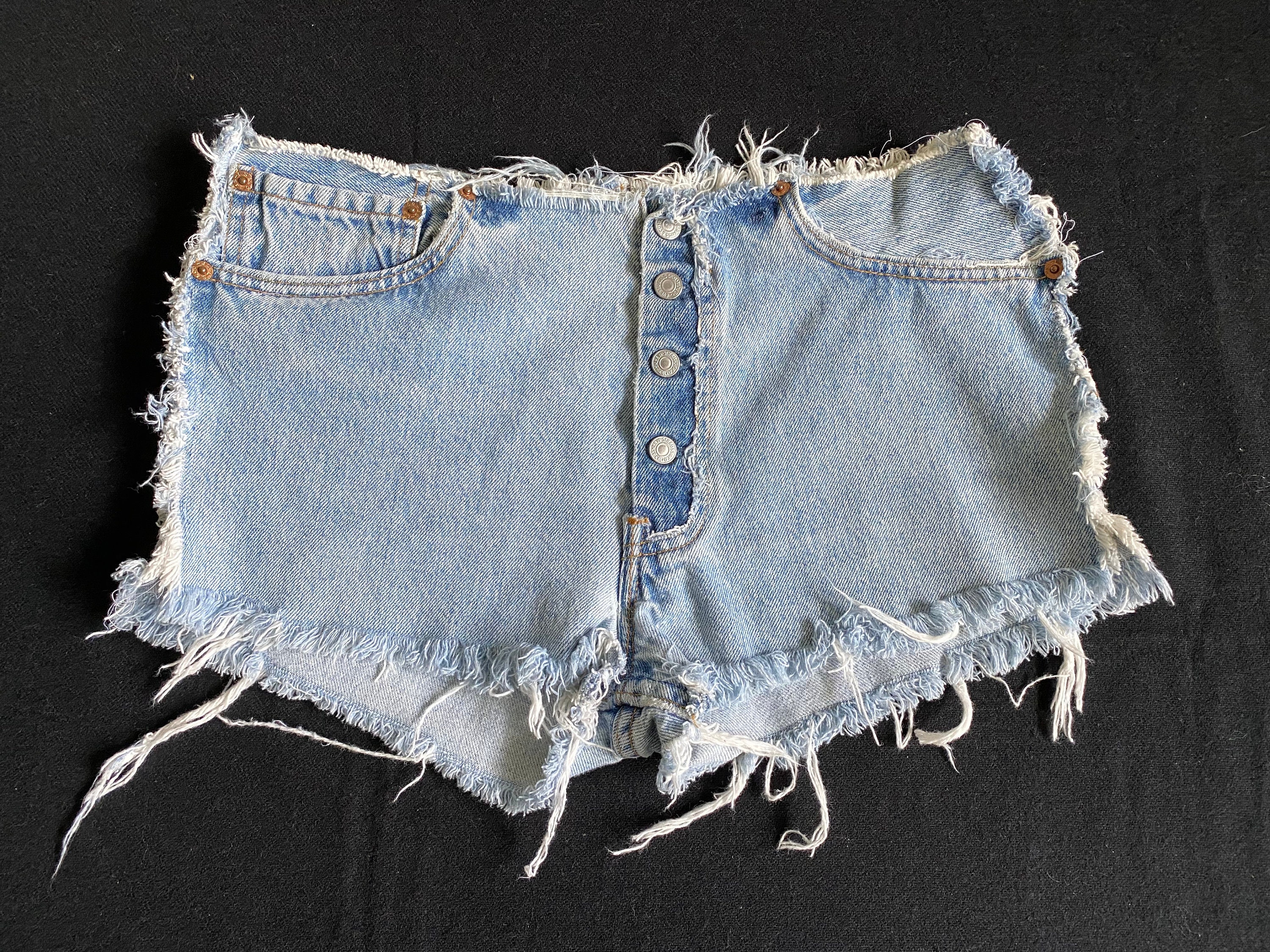 Vintage Levi Button Fly Cut off Shorts 