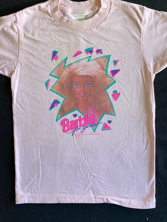 The Cutest Girls Vintage 90’s BARBIE Pink T Shirt… - image 3