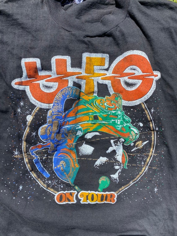 UFO in Concert Late 70's Early 80's Glittered Double Sided Parking