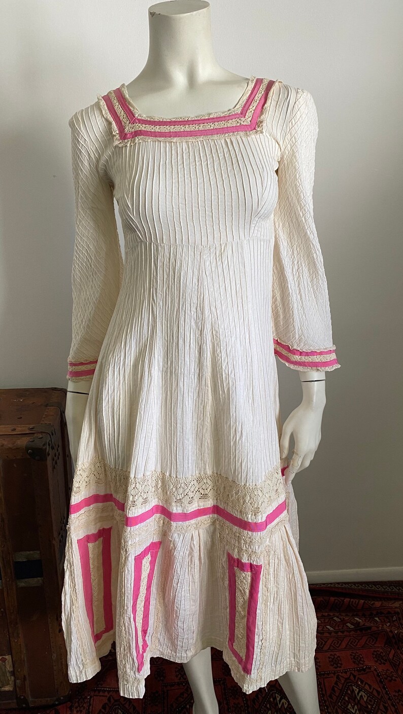 white crochet festival dress