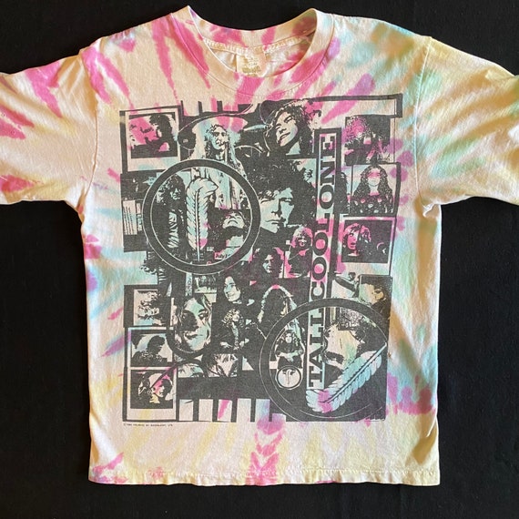 Robert Plant 80's Tall Cool One Tie Dye All Over … - image 2