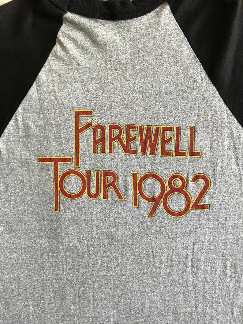 1982 Doobie Brothers Farewell Tour Double Sided Heather Gray | Etsy