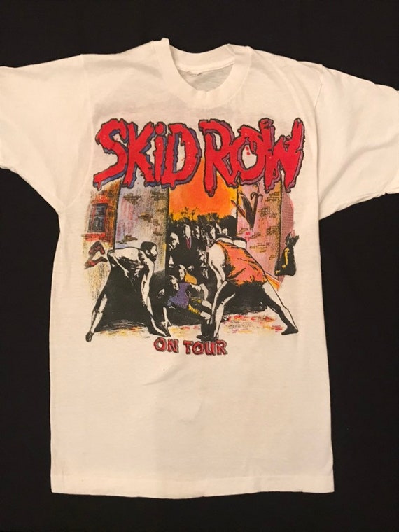 Skid Row On Tour Youth Gone Wild Concert T 80's Do