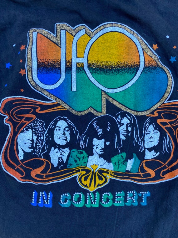 UFO In Concert Late 70's Early 80's Glittered Dou… - image 8