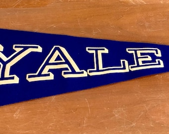 ビンテージ　yale ペナント　カレッジ　ドール　バナー　50s 60s ビンテージ yale ペナント カレッジ ドール バナー 50s 60s
