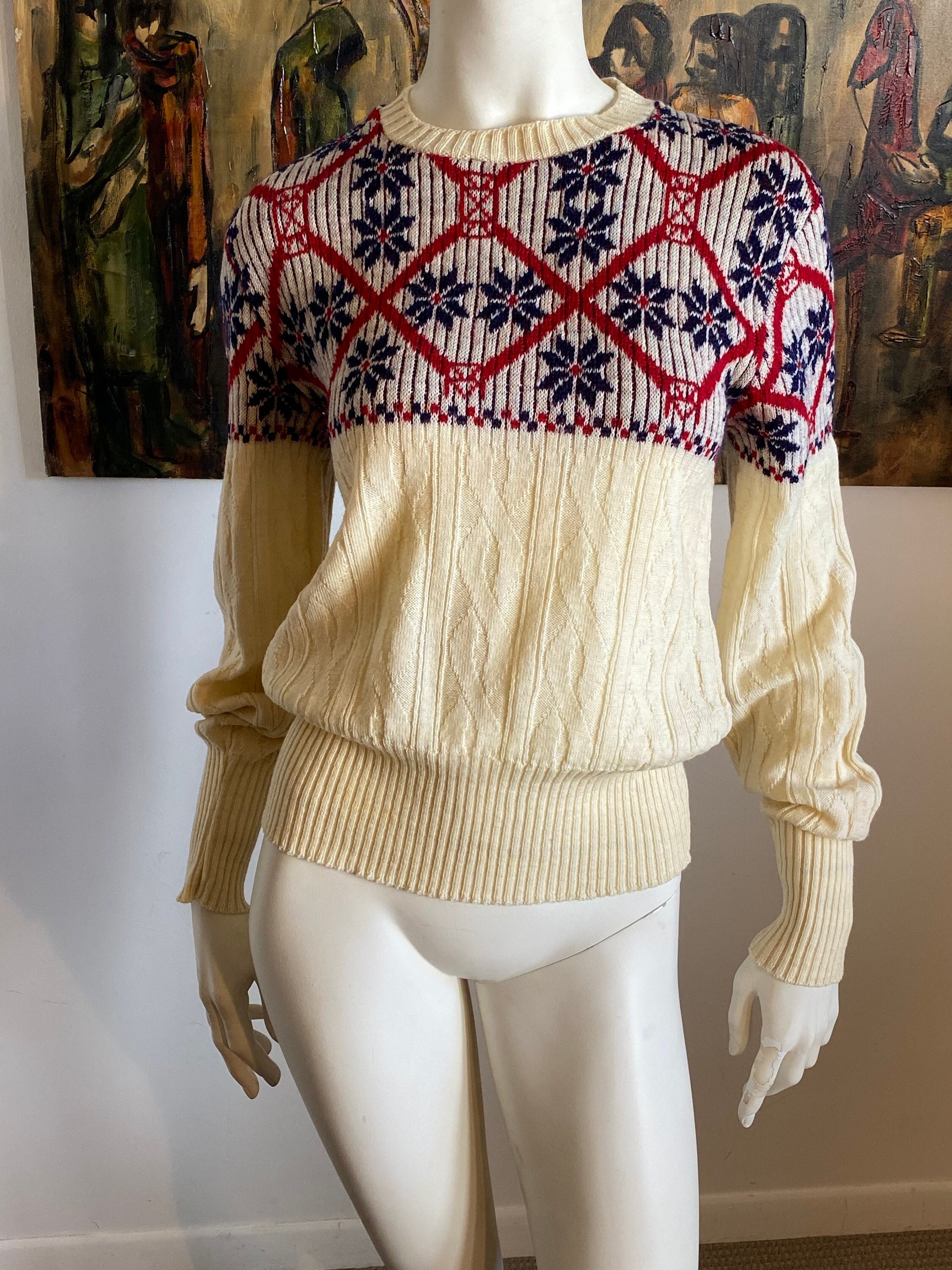 50s glengarryロカビリーvintageジャガードニット 50s glengarryロカビリーvintageジャガードニット