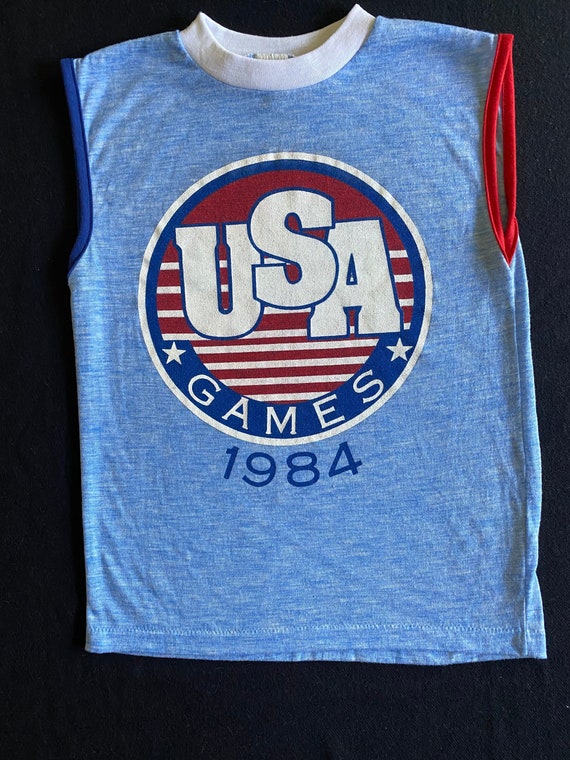 Extraordinary and Rare USA Olympic Games 1984 Blue