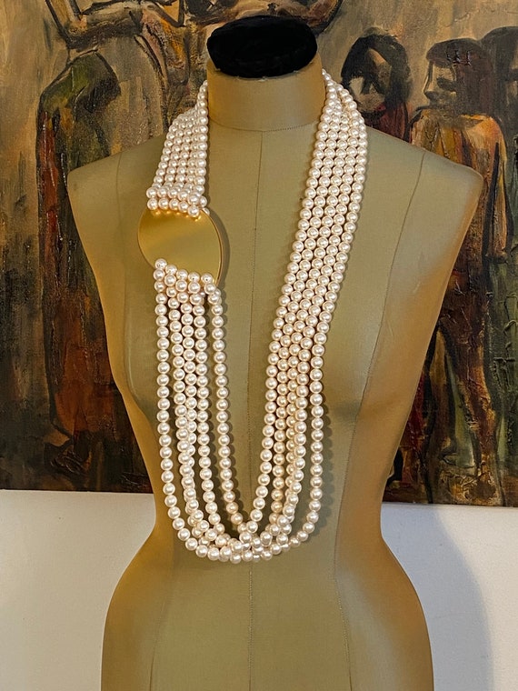 Exceptional Show Stopping Massive Multi Strand Pe… - image 2