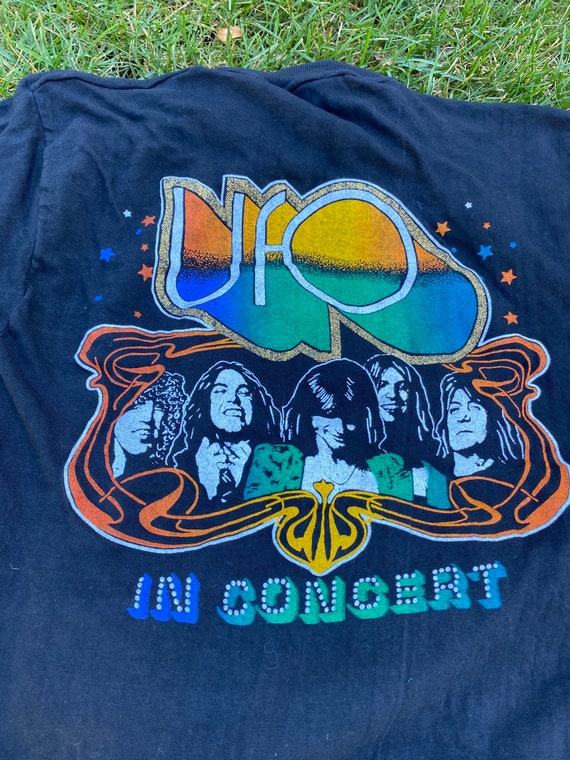 UFO In Concert Late 70's Early 80's Glittered Dou… - image 7