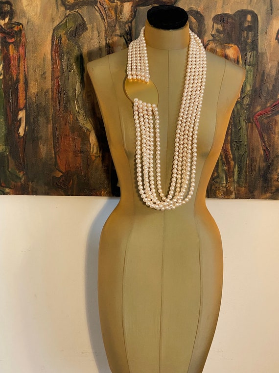 Exceptional Show Stopping Massive Multi Strand Pe… - image 1