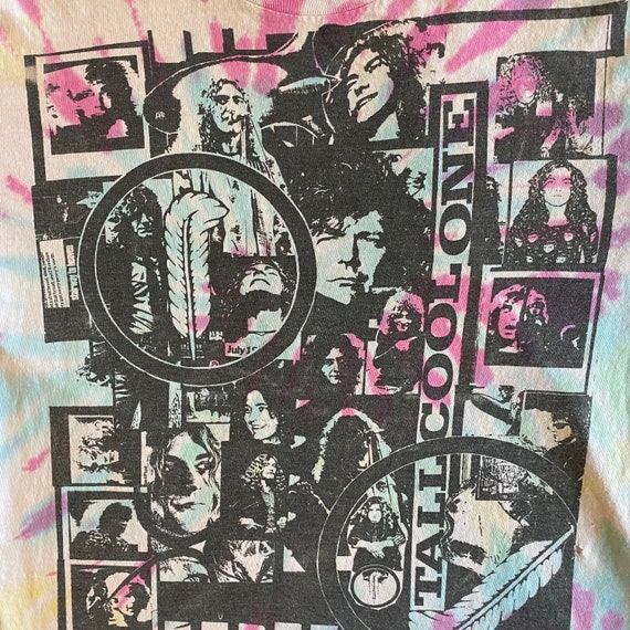 Robert Plant 80's Tall Cool One Tie Dye All Over … - image 4