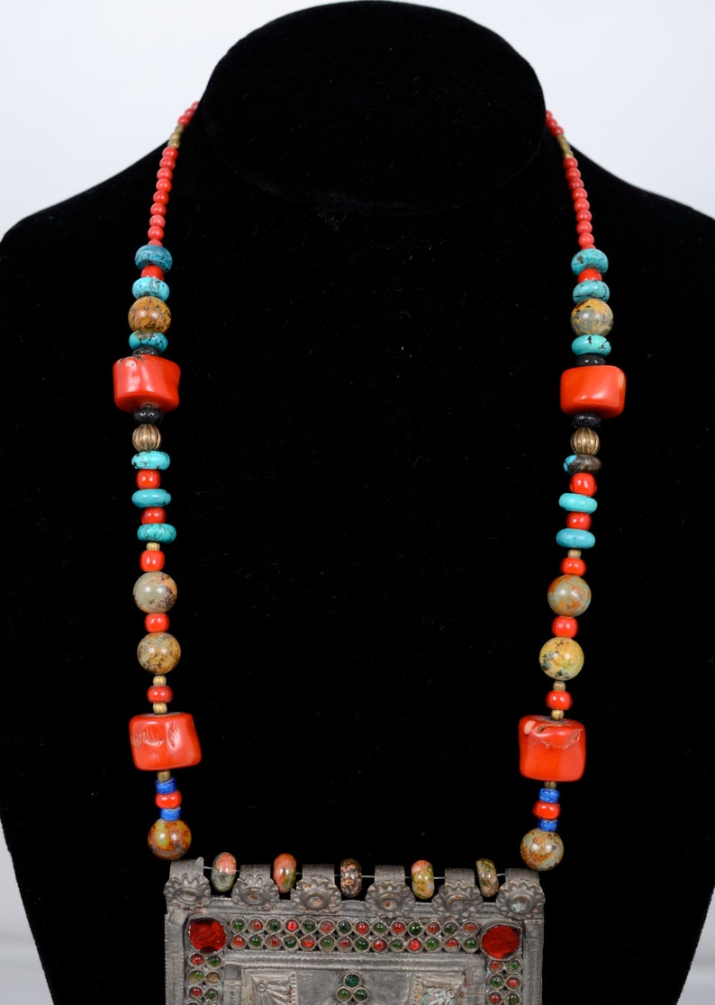 Massive Antique Afghan Tribal Pendant Necklace Pendant With Etsy