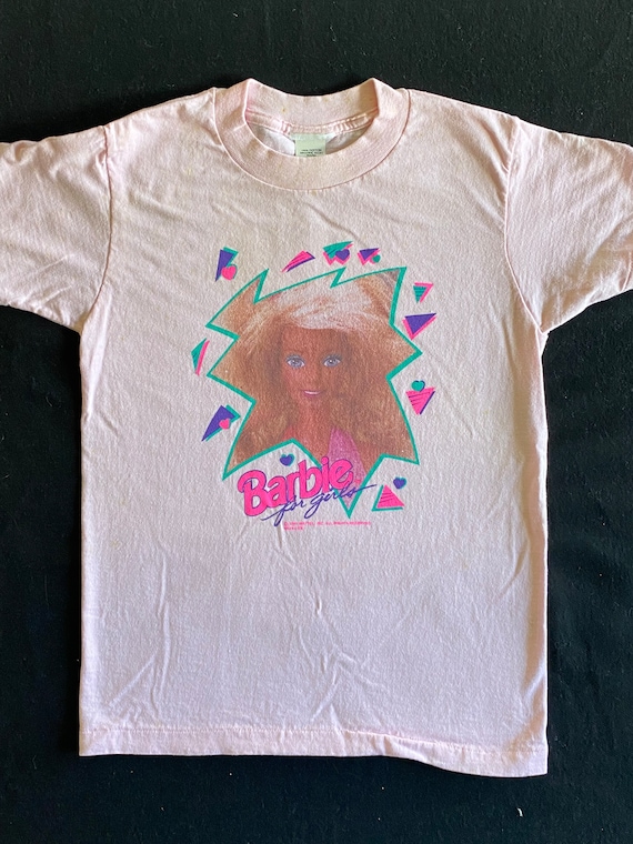 The Cutest Girls Vintage 90’s BARBIE Pink T Shirt… - image 2