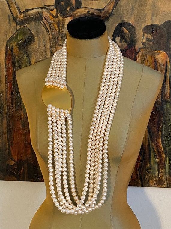 Exceptional Show Stopping Massive Multi Strand Pe… - image 3