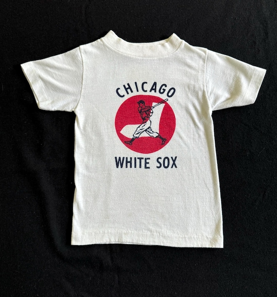 1960’s70’s Kids Chicago White Sox Classic Logo T Shirt Rare and Super Nostalgic TRUE vintage size Youth XS/Small
