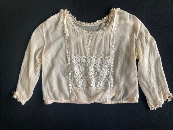 Extremely Rare Victorian Edwardian Sheer Delicate… - image 2