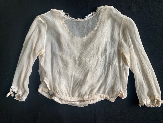 Extremely Rare Victorian Edwardian Sheer Delicate… - image 9