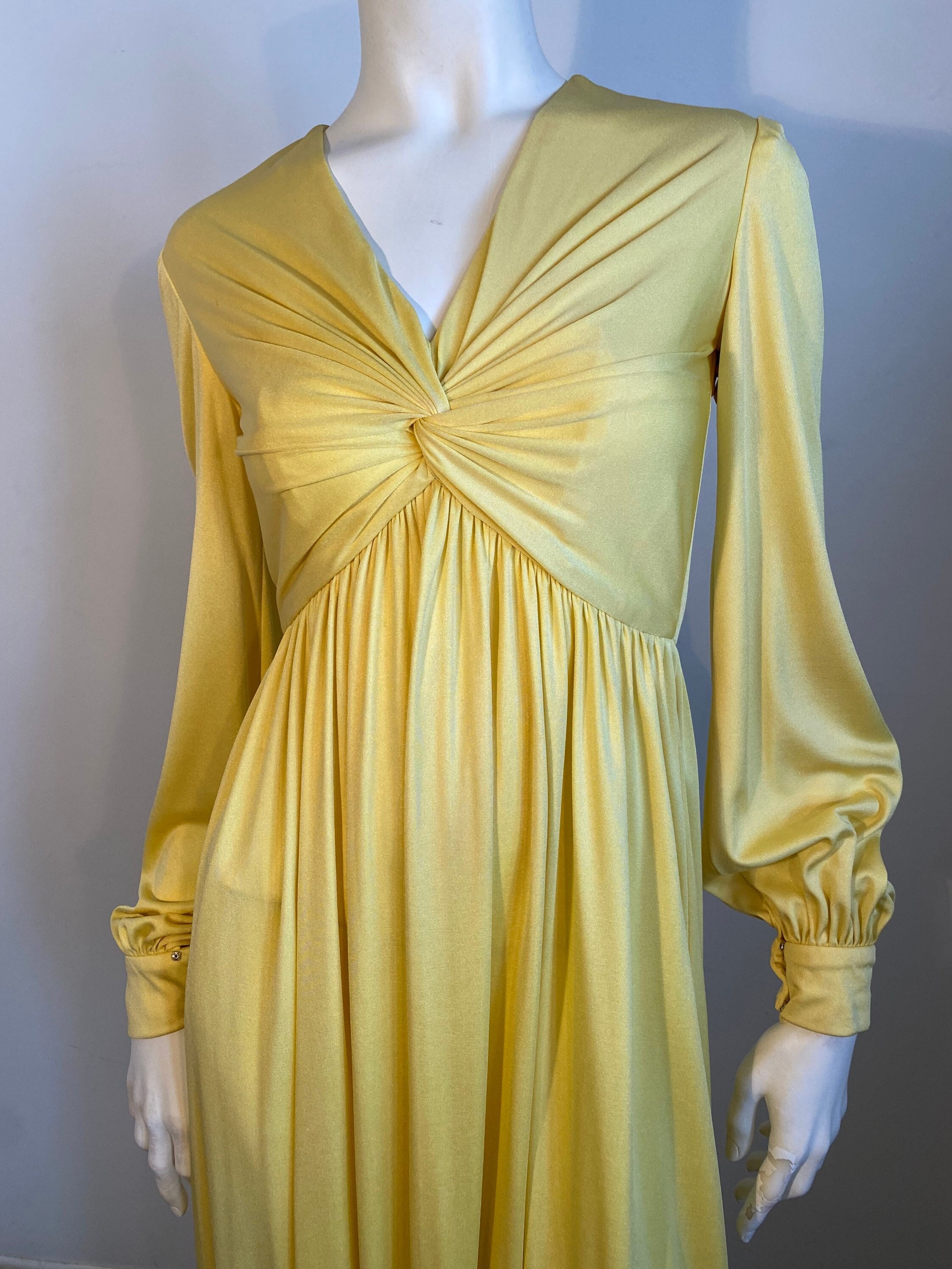 Chanel Vintage Mini Dress - Yellow Dresses, Clothing - CHA901270