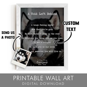 Custom Pet Memorial Portrait | Watercolor Style Digital Art | Pet Remembrance Print | Personalized Pet Loss Gift | Custom Pet Photo Print
