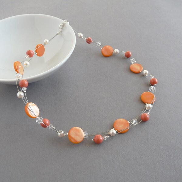 Coral Tangerine Etsy