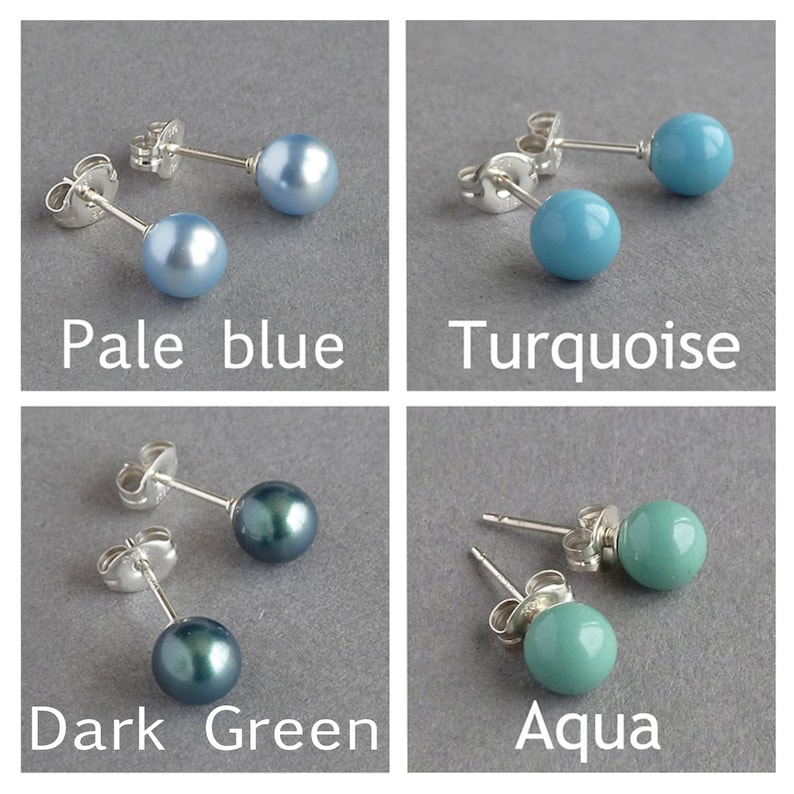 Imitation Pearl Floral Design Stud Earrings for Girls main image 1