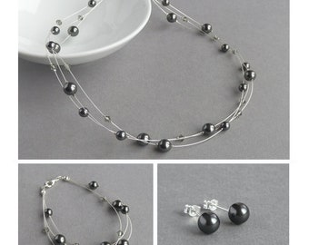 ヴィンテージ スターリングシルバー ブレスレット＆イヤリングセット