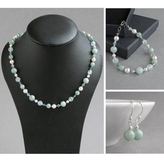 MIVAIUN 3 Pezzi Set di Perle in plastica Set di Gioielli di Perle degli Anni '20 Collana di Perle Anni '20 Orecchini Vintage Bracciale a più Strati per Ragazze Donna Feste (Set