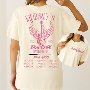 Custom Bach Tour Bachelorette Party Shirts Comfort Colors Vegas Bachelorette Rock Farewell Tour Nashville Bachelorette Shirt Bridesmaid Gift