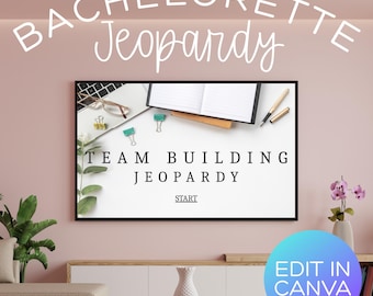 Team Building Jeopardy - Custom Canva Template