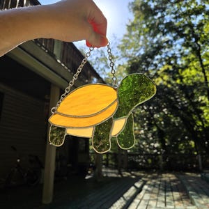 Stained Glass Turtle