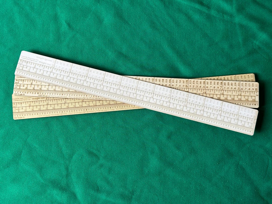 HO Scale NMRA Weight Ruler Without Flangeways - Etsy