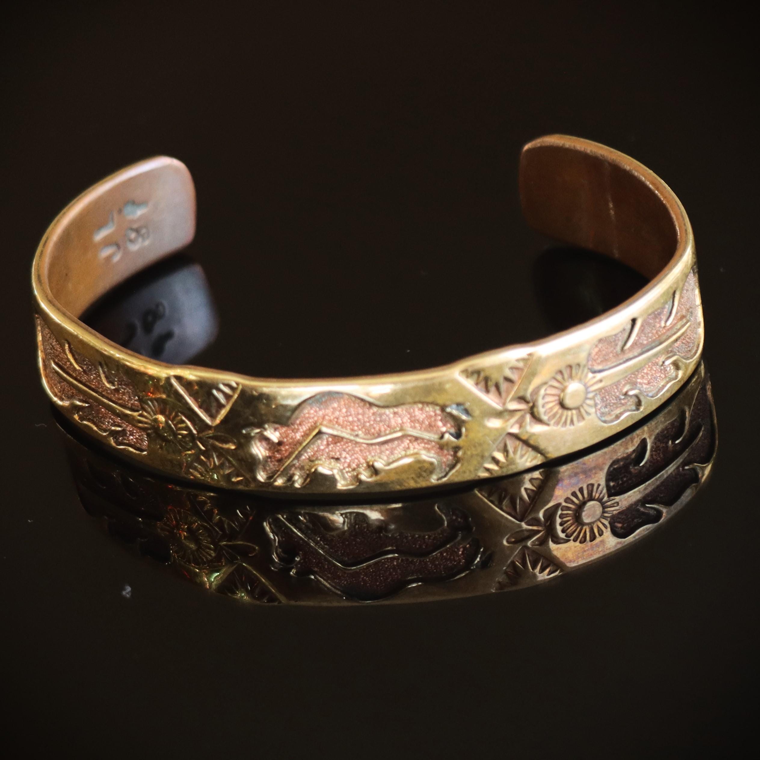 Copper American Indian Bracelet - Etsy