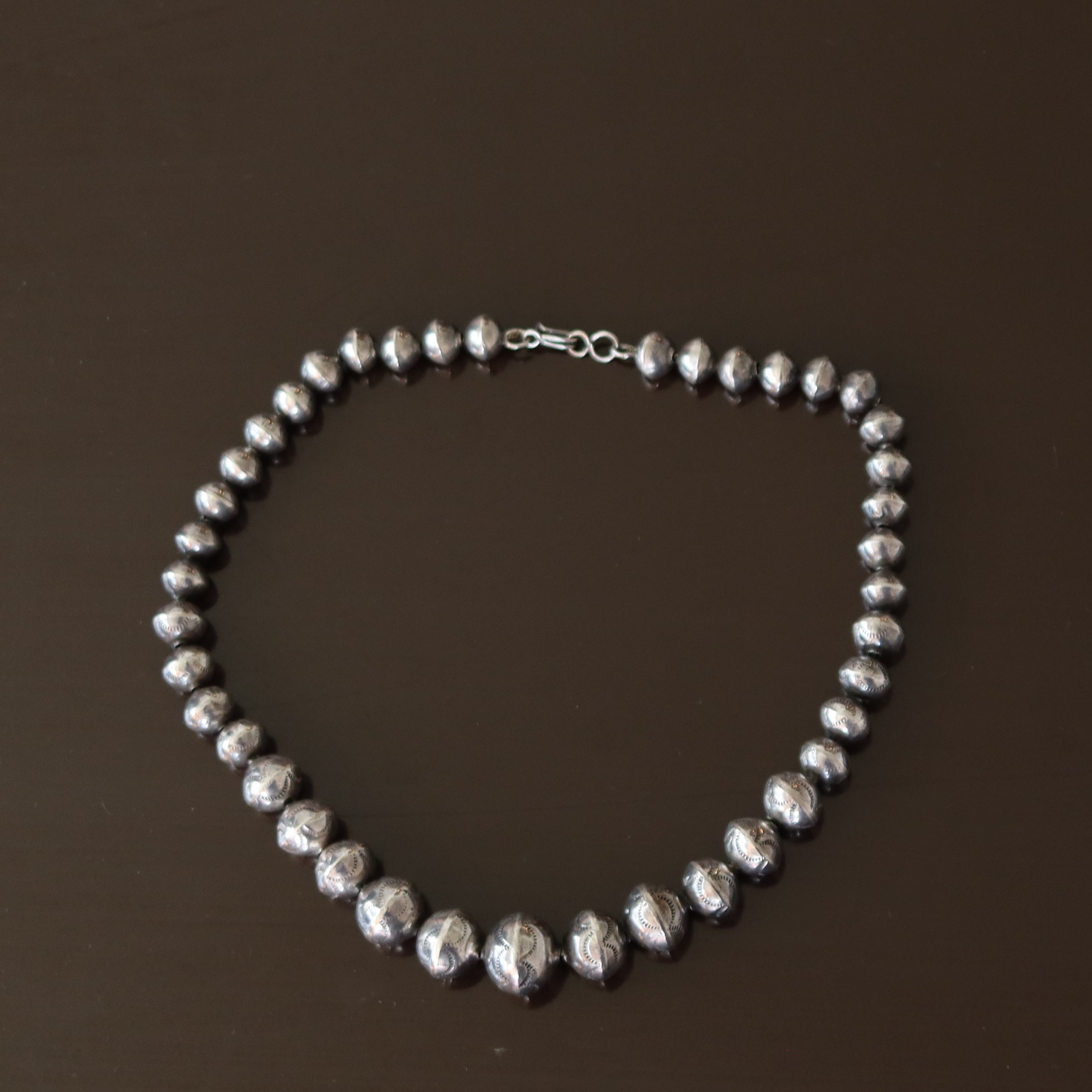Vintage Navajo Pearl Bench Made Coin 