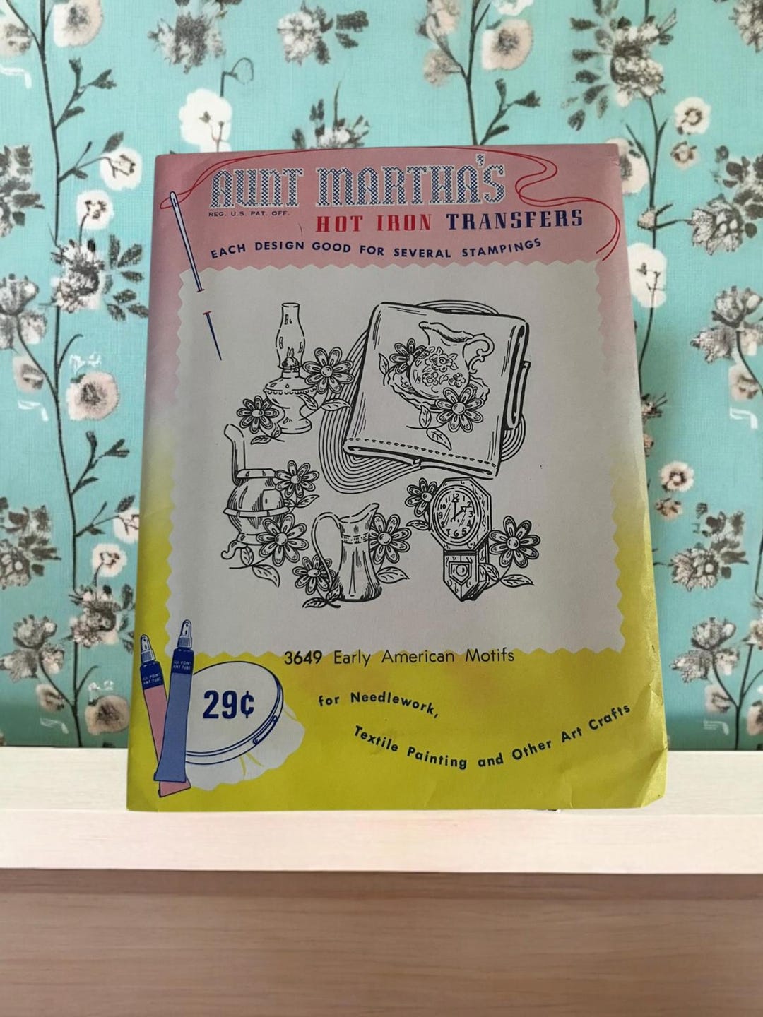 Early Rise Transfers 3649 Aunt Martha's Hot Iron Transfers - Early American Motifs - Etsy