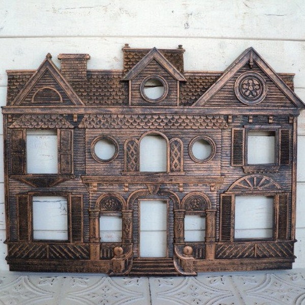 Coppercraft Guild Wall Hanging Mansion House Vintage 9201 1979