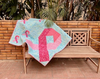 Quiltpatroon van de overlevende: beginnersvriendelijk ontwerp op basis van blokken, kleine plaid (pdf-patroon)