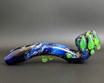 Hand Blown Glass Pipe, Slyme Pipe, Spoon Pipe, Tobacco Pipe, Pipe, Pipes For Smoking, Smoking Bowl, Heady Pipe, Glass Smoking Pipe