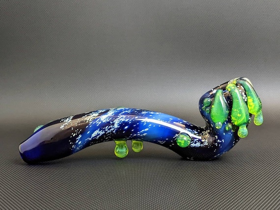 Hand Blown Glass Pipe, Slyme Pipe, Spoon Pipe, Tobacco Pipe, Pipe, Pipes For Smoking, Smoking Bowl, Heady Pipe, Glass Smoking Pipe