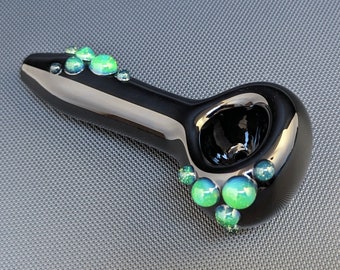 Glass Pipe // Black Glass // Slyme Accents