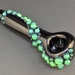 Hand Blown Glass Pipe, Slyme Pipe, Spoon Pipe, Tobacco Pipe, Black Pipe, Pipes For Smoking, Smoking Bowl, Heady Pipe, Glass Smoking Pipe 
