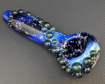 Galaxy Glass Pipe // Andromeda Sparkle Trail // Starry Night