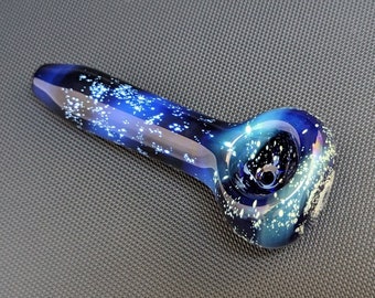 Galaxy Glass Pipe // Cobalt // Pocket // Space Pipe