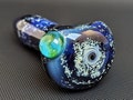 Galaxy Glass Pipe // Cobalt // Earth Marble // Starry Night