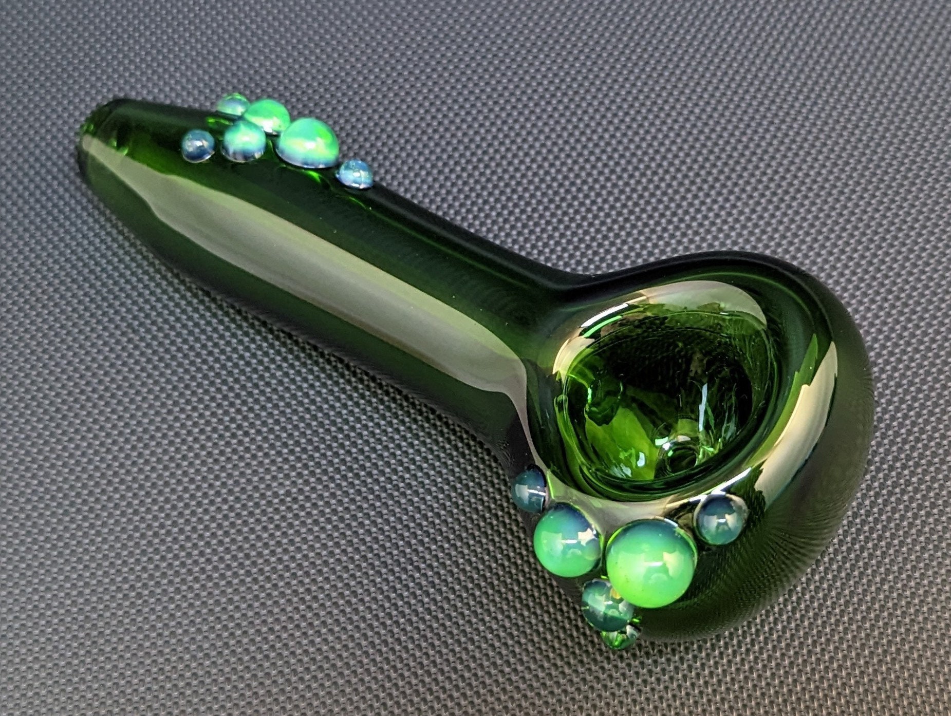 Glass Pipe // Green Glass // Slyme Accents