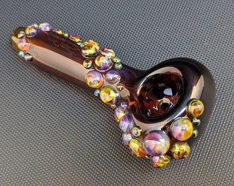 Hand Blown Glass Pipe, Lokis Pipe, Tobacco Pipe, Pipes For Smoking, Smoking Bowl, Glass Smoking Pipe