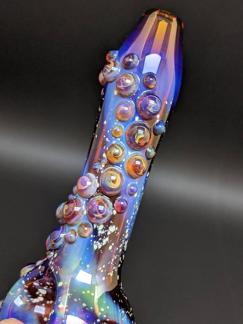 Hand geblasen Glasrohr Galaxy Rohr Löffel Rohr Tabak-Rohr ...