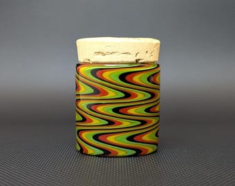 Wig Wag Glass Mini Pocket Jar with Airtight Cork