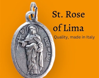 St Rose of Lima Medal - Etsy