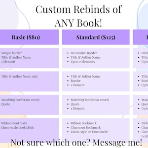 Custom Rebind of ANY Book!
